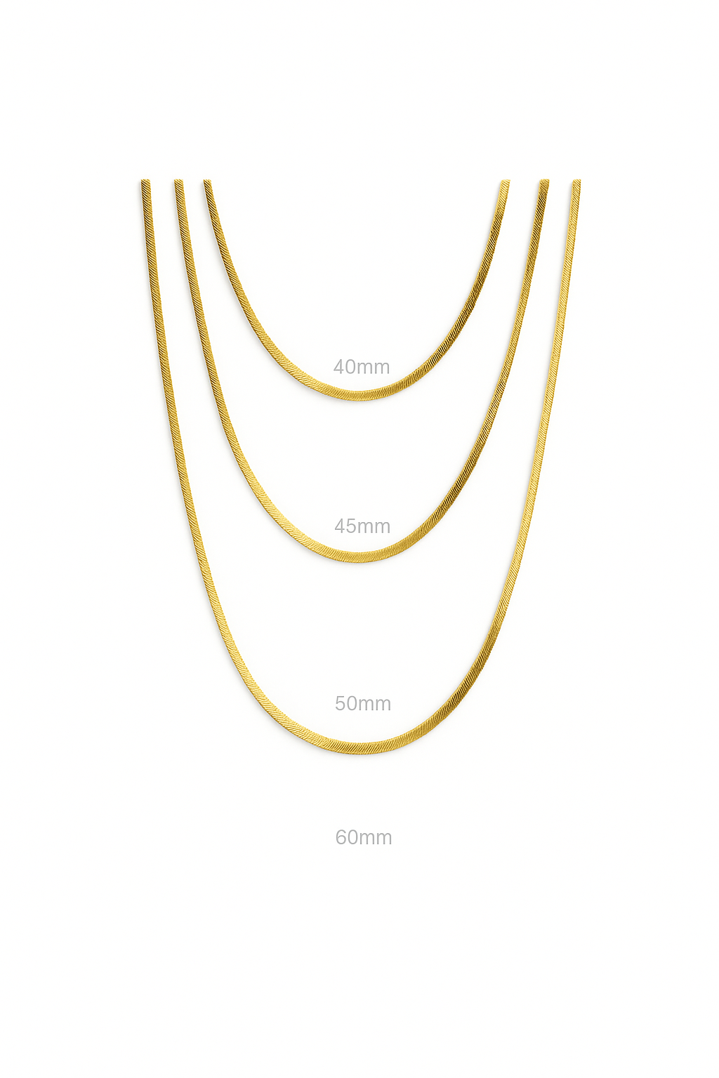 Herringbone Vermeil Necklace