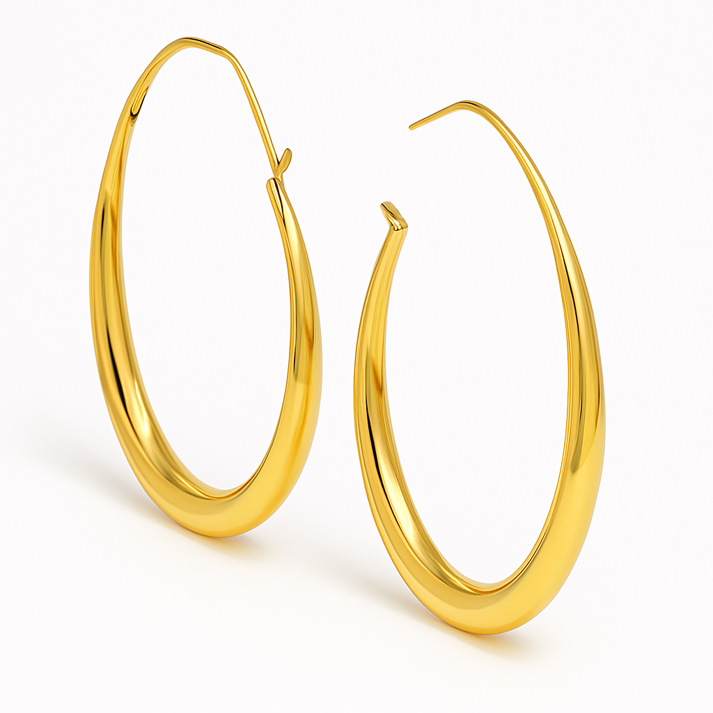 The Selene Oval Hoops